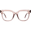 image:imageDUCO Superlight Blue Light Blocking Computer Reading and Gaming Eyewear GlassesAnti Blue Light 100 UV Protection DC5210Transparent Red