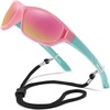 image:imageDUCO Toddler Kids Sunglasses for Boys Girls Sport Baseball Polarized Sunglasses for Age 47 Small to Medium K014