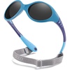 image:imageDUCO Toddler Sunglasses 624 months with Adjustable Strap UV400 Protection Unbreakable Polarized Glasses with Case K012Blue
