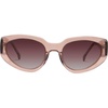 image:imageDUCO Trendy Retro Cat Eye Polarized Sunglasses for Women 100 UV400 Protection Acetate Frame Ladies Beach Sunnies 1103