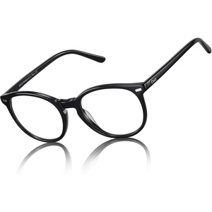 image:imageDUCO Blue Light Glasses for Women Men Computer Gaming Glasses for Teens Anti Eyestrain Reading Eyeglasses Black 1230