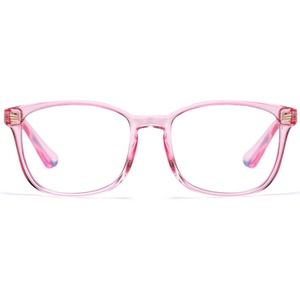 image:imageDUCO Kids Blue Light Glasses Girls Boys Computer Gaming Eyeglasses Anti UVBluelight Glasses for Kids Age 610 K028Clear Pink