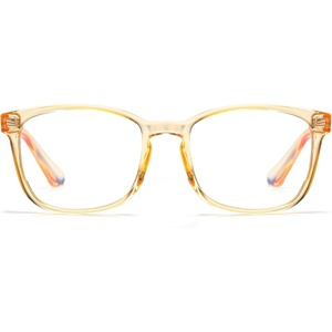 image:imageDUCO Kids Blue Light Glasses Girls Boys Computer Gaming Eyeglasses Anti UVBluelight Glasses for Kids Age 610 K028Clear Yellow