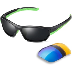 image:imageDUCO Polarized Sports Sunglasses with 5 Interchangeable Lenses for Men Women Cycling Running Driving Fishing Glasses