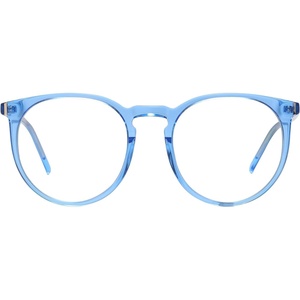 image:imageDUCO Retro Round Blue Light Glasses For Men Women Blue Ray Blocking Glasses Computer Gaming Glasses Nylon Lens Acetate Frame Blue 8301