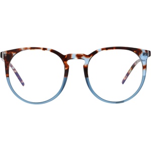 image:imageDUCO Retro Round Blue Light Glasses For Men Women Blue Ray Blocking Glasses Computer Gaming Glasses Nylon Lens Acetate Frame Blue Tortoise 8301