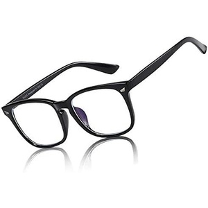 image:imageDuco Blue Light Glasses for Men Blue Ray Blocking Glasses Computer Glasses for Teens Retro Square Eyeglasses Frame Non Prescription Black 5201