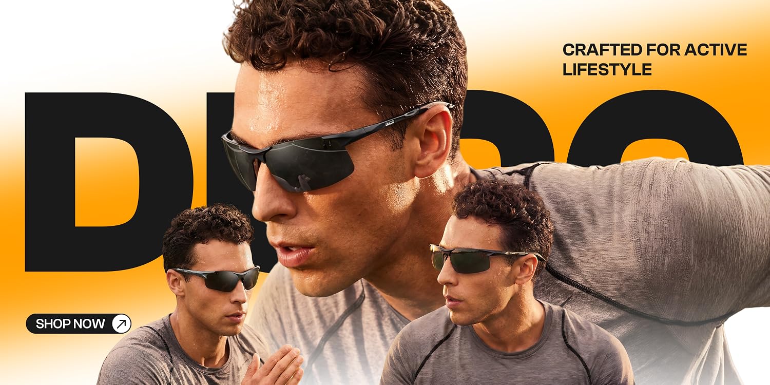 Duco : Premium Polarized Sunglasses & Eyewear,Clear Vision, Timeless Style