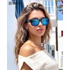 image:imageDUCO Polarized Fitover Sunglasses UV400 Protection amp HD for Unisex 8985  Ultralight23g durable TR90 frame clear view lenses stay put comfort stylish fits over Rx glasses for sports amp daily03 Black Frame Revo Blue Lens