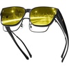 12 Shine Black Frame Yellow Lens