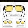 image:imageDUCO HD Polarized Sunglasses That Fit Over Glasses for Men Women 8986  UV400 Protection Lightweight23g TR90 Frame SkinFriendly Square Wrap Around Sunglasses For Driving Sports DailyShine Black Frame Night Vision Lens