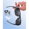 image:imageDUCO HD Polarized Sunglasses That Fit Over Glasses for Men Women 8992Black Frame Gray Lens