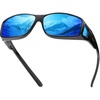 02 Black Frame Revo Blue Lens