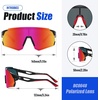 image:imageDUCO 088 oz Polarized Sports Sunglasses for Men amp Women  DC0048Frame Black  Lens Rove Orange