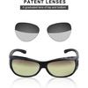 image:imageDUCO Night Vision Glasses for Driving at Dusk Rainy Day Anti Glare Fit Over Wrap Around Eyewear Glasses UV400 Polarized