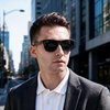 image:imageDUCO Polarized Sunglasses Mens Lightweight Carbon Fiber Sun Glasses for Men Driving Golf Fishing UV400 Protection DC8280Black Frame Gray Lens