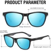 image:imageDUCO Polarized Sunglasses Mens Lightweight Carbon Fiber Sun Glasses for Men Driving Golf Fishing UV400 Protection DC8280Black Frame Revo Blue Lens