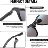 image:imageDUCO Polarized Sunglasses Mens Lightweight Carbon Fiber Sun Glasses for Men Driving Golf Fishing UV400 Protection DC8280Black Frame Revo Red Lens