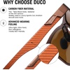 image:imageDUCO Polarized Sunglasses Mens Lightweight Carbon Fiber Sun Glasses for Men Driving Golf Fishing UV400 Protection DC8280Brown Frame Brown Lens